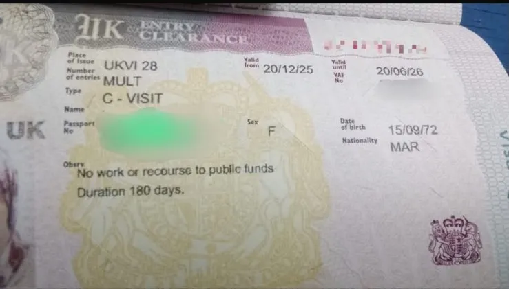 تأشيرة المملكة المتحدة بريطانيا