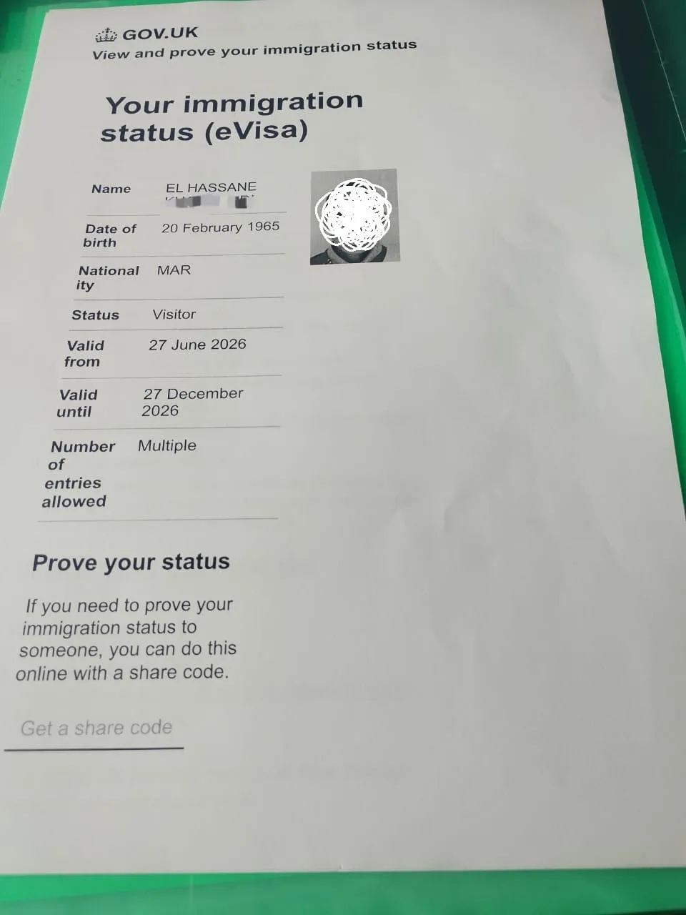 تأشيرة المملكة المتحدة بريطانيا النظام الجديد e-Visa